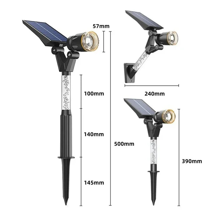 đ„EARLY SUMMER SALE 59% OFFâĄă2 PACKS/SETăSolar Garden Spotlight-Wall Mounted & Ground Insert
