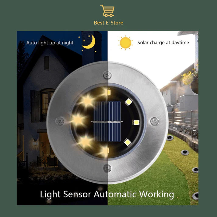 đ„New Waterproof Solar Powered Garden Lights