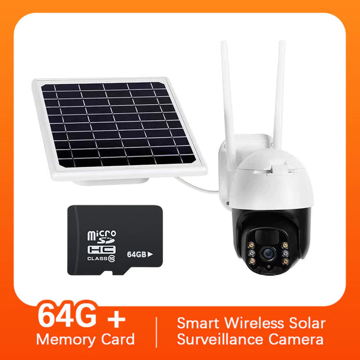 🔥SAVE 49% OFF🎥 Smart Wireless Solar Surveillance Camera