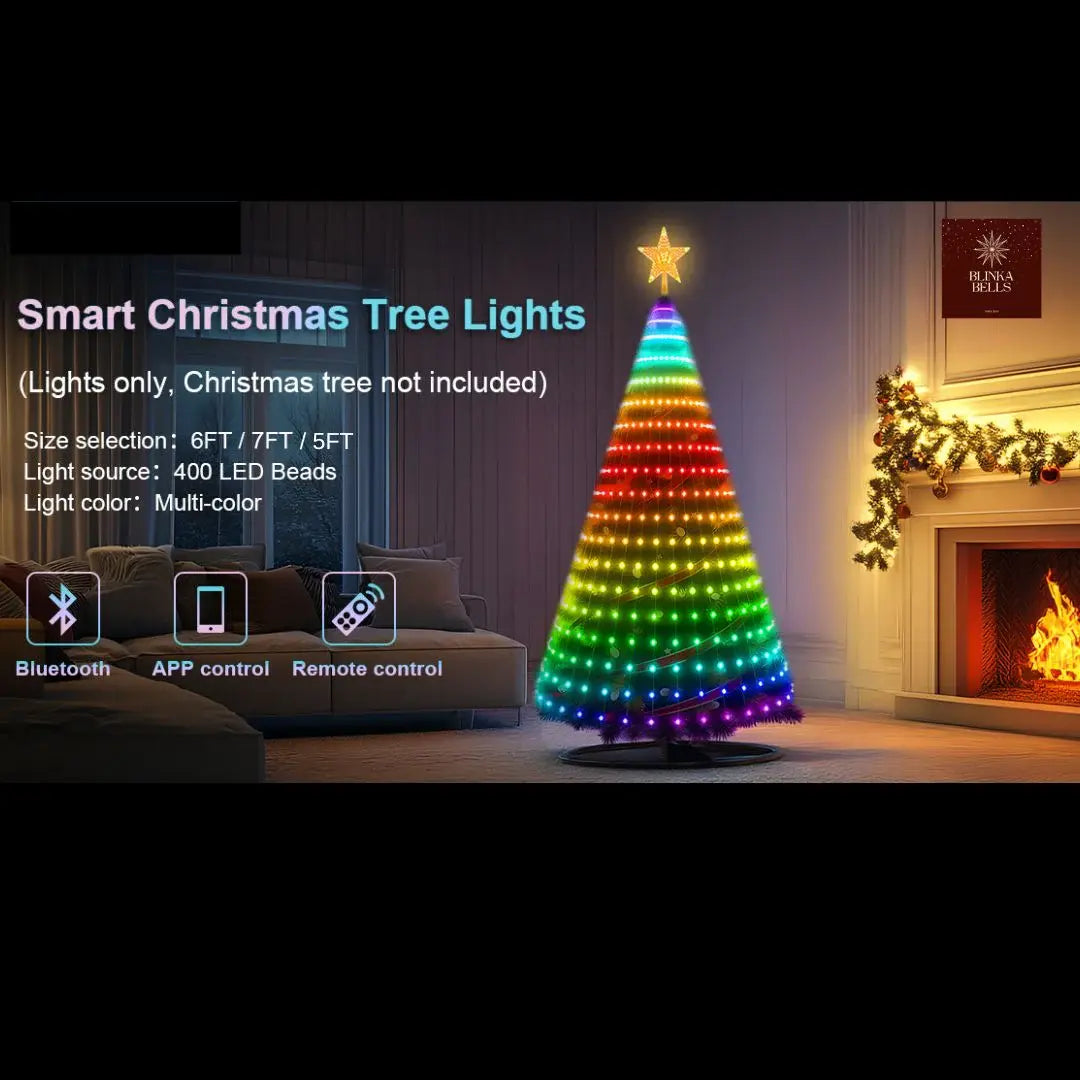 🌲BLACK FRIDAY SALE 50%OFF 🔥 ✨ Smart LED Christmas Tree Lights ✨