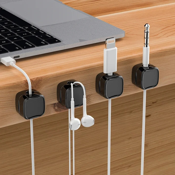 🔥BUY MORE SAVE MORE🔥 - Magnetic Cord Organizer, Easy Secure Adhesive Cable Management