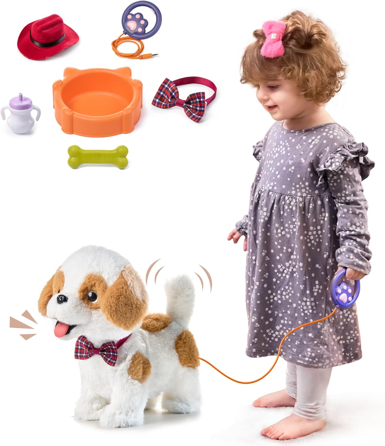 π50% OFF For a Limited Time Only!π - Walking Barking Toy Dog with Remote Control Leash