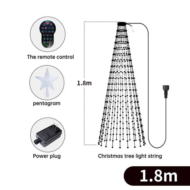 🌲BLACK FRIDAY SALE 50%OFF 🔥 ✨ Smart LED Christmas Tree Lights ✨