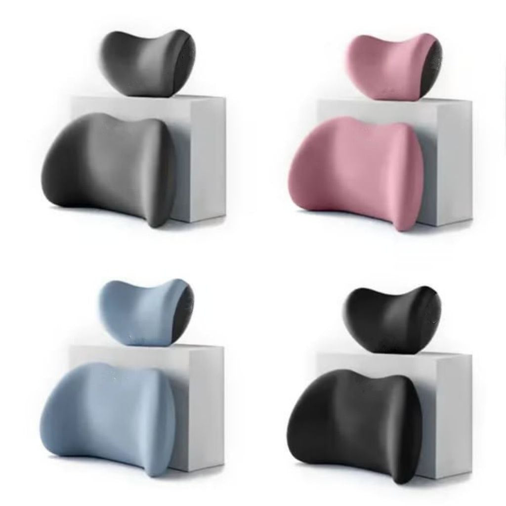 🎁 Car Headrest & Lumbar Support Cushion