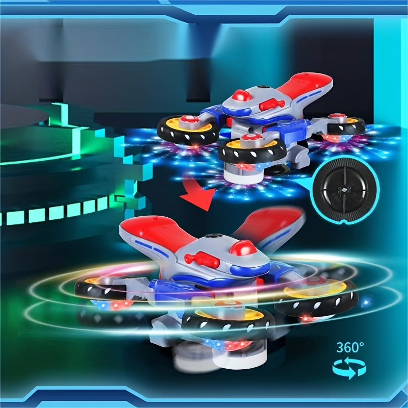 🎁TO DAY 49% OFF🎁 New Electric Light and Music Deformation Motorcycle