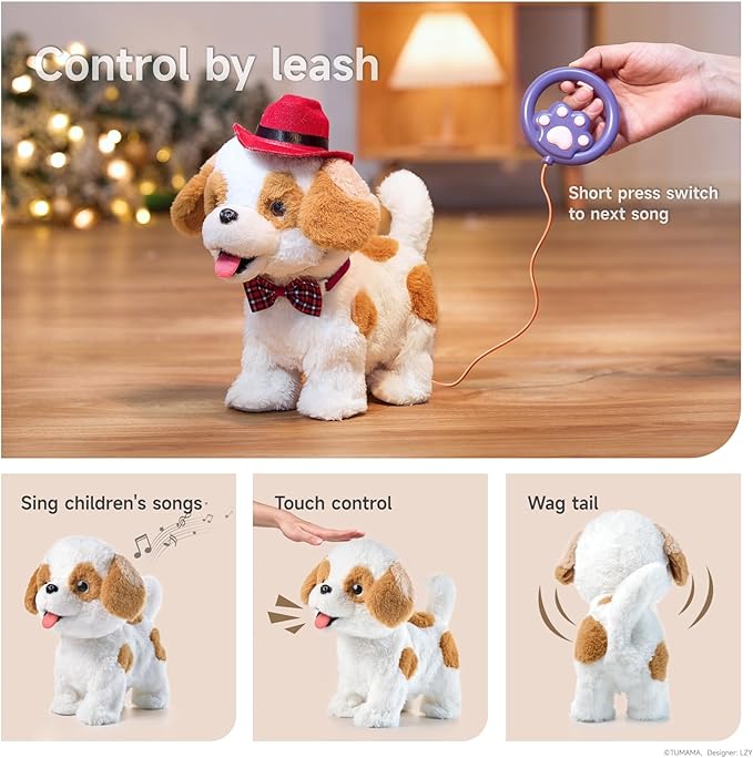 π50% OFF For a Limited Time Only!π - Walking Barking Toy Dog with Remote Control Leash