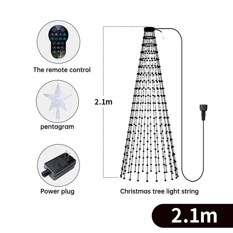 🌲BLACK FRIDAY SALE 50%OFF 🔥 ✨ Smart LED Christmas Tree Lights ✨