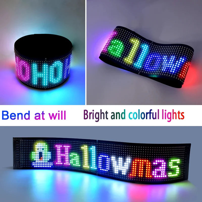 ⚽️EURO 2024 SALE: 50% OFF🔥 Ultra-thin flexible Bluetooth LED Screen