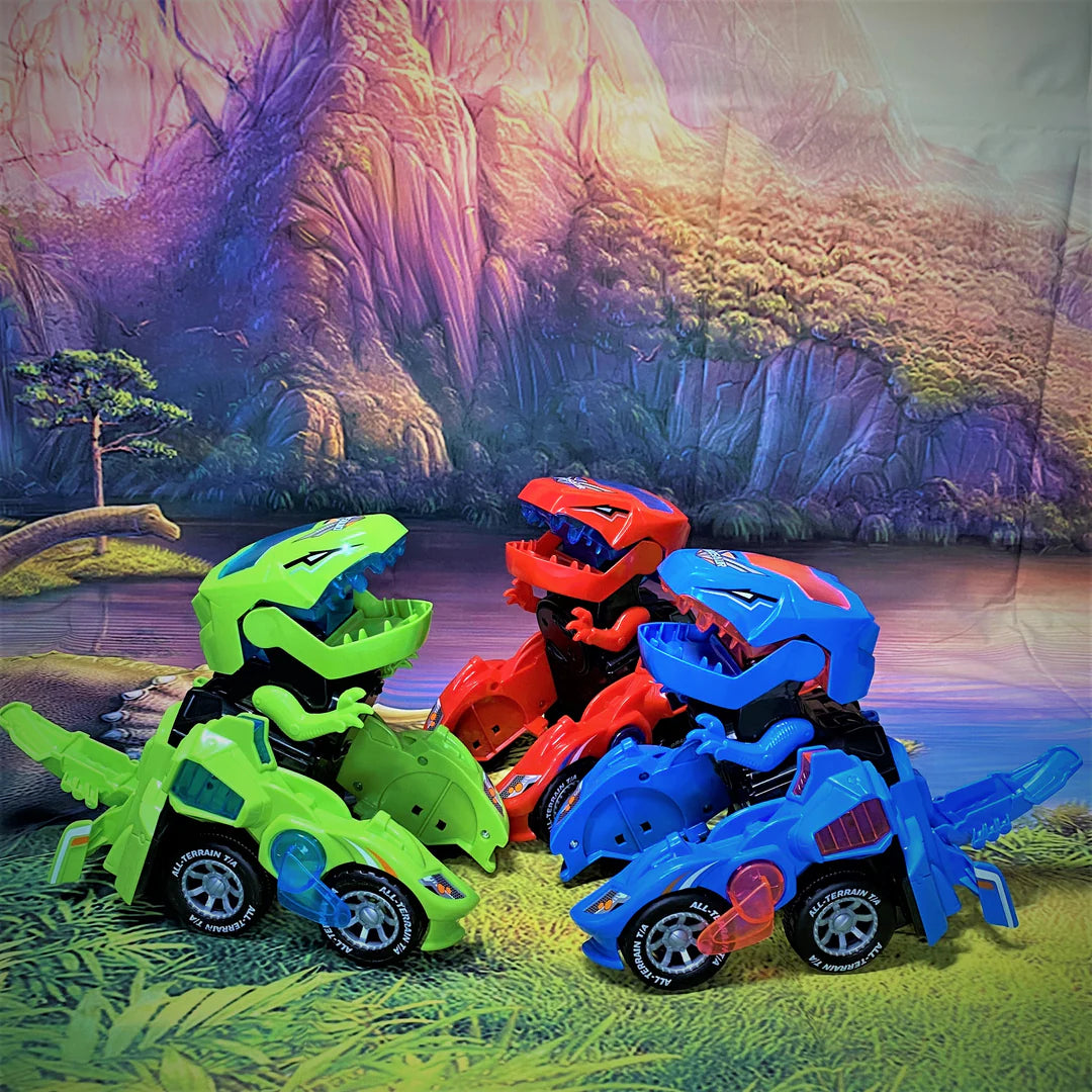 🎁 50% OFF🎁 Transforming Dinosaur LED SUV Car