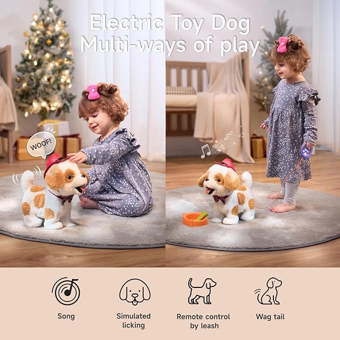 π50% OFF For a Limited Time Only!π - Walking Barking Toy Dog with Remote Control Leash