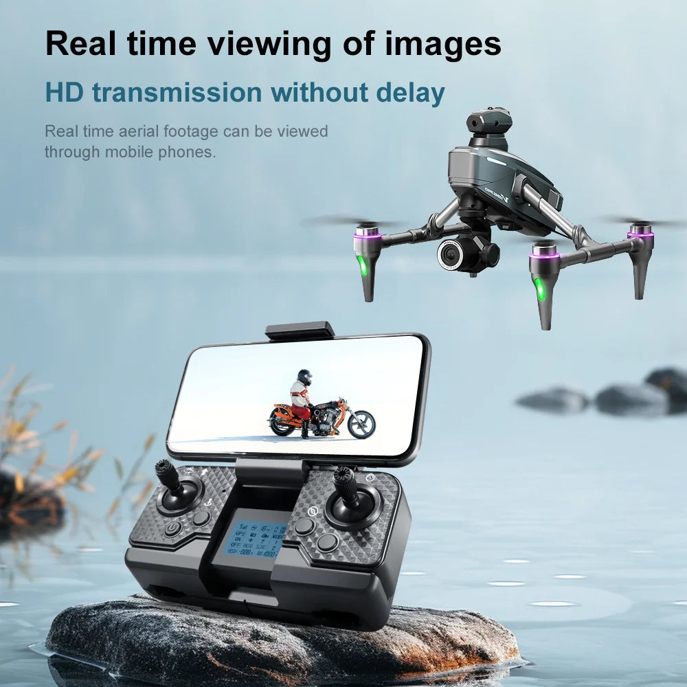 ๐New Year's Special 2025โ๐ Drone 8K Camera for Adults, v196 RC Quadcopter, Auto Return, Follow Me