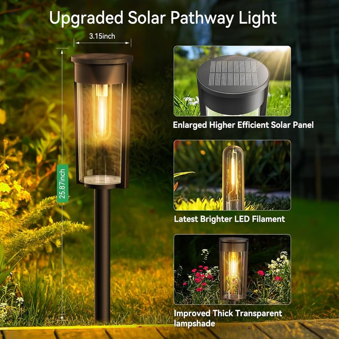 🔥Hot Sale 49% OFF✨ Solar Pathway Lights