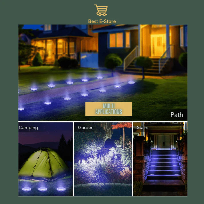 đ„New Waterproof Solar Powered Garden Lights
