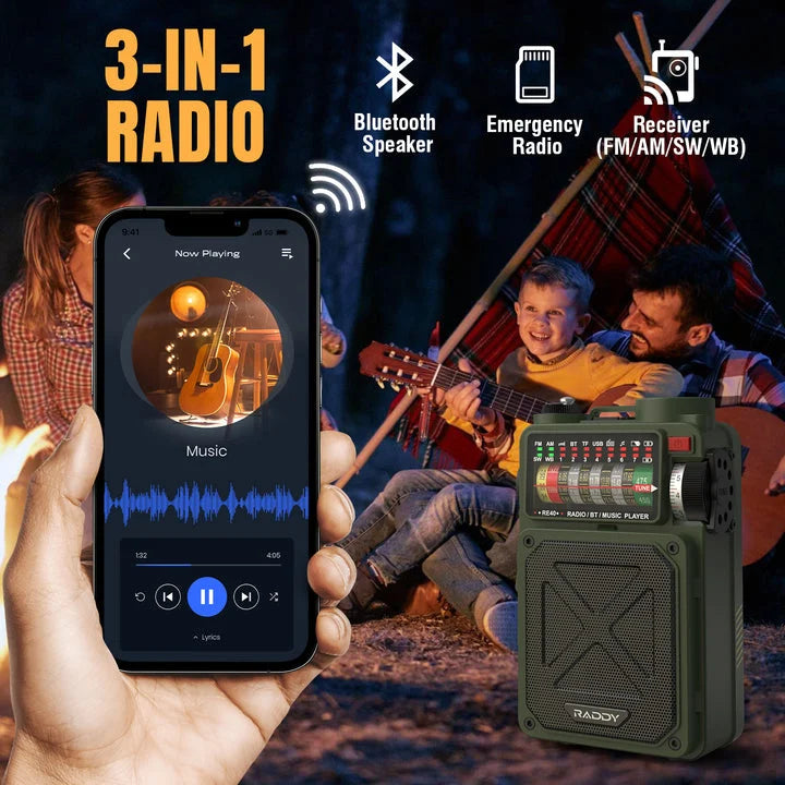 🔥 Last Day 65% OFF🔥 3-in-1 Retro AM/FM/SW/WB Radio