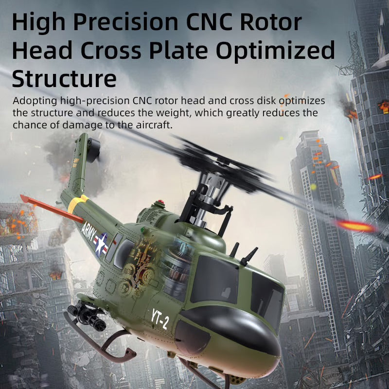 F07 UH-1D Gyro Stabilized Helicopter-RTF