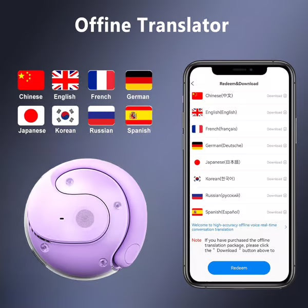 š„Last Day 49% OFFš„ HY-T26 Pro Wireless Bluetooth Translation Earbuds