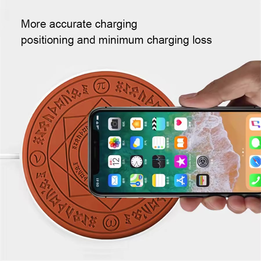 Creative Pattern Magic Array Wireless Charging Pad With Sound Effect