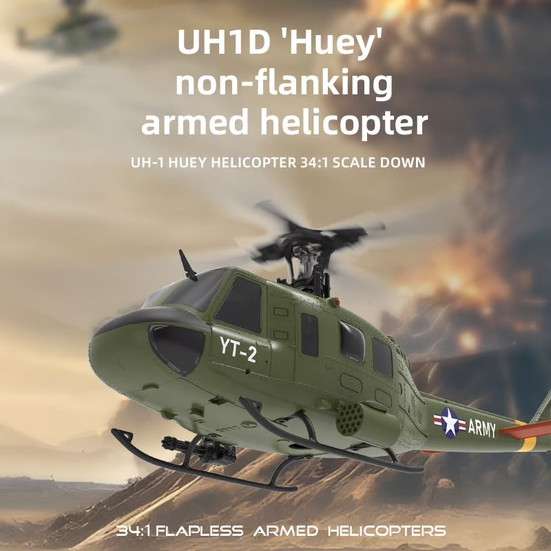 F07 UH-1D Gyro Stabilized Helicopter-RTF
