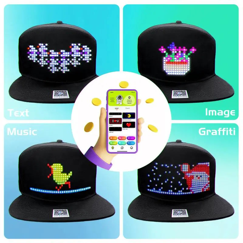 🔥Last Day 49% OFF🎁 Personalized LED Display Cap