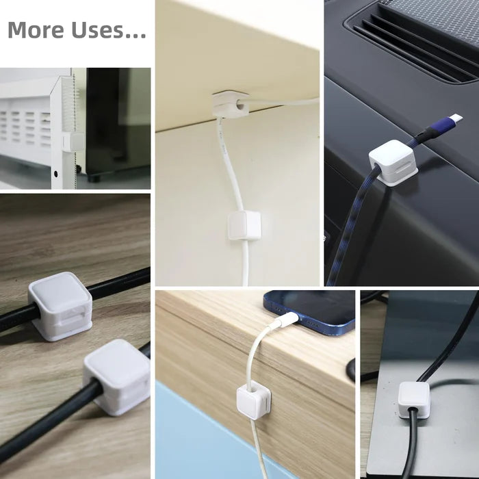 🔥BUY MORE SAVE MORE🔥 - Magnetic Cord Organizer, Easy Secure Adhesive Cable Management