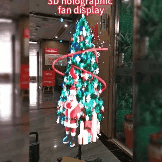 🎅Christmas Sale 50% OFF🎄💥 3D Hologram LED Fan Projector🎅