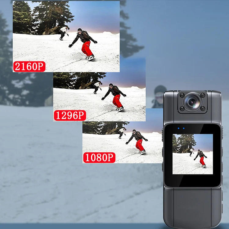4K UHD Mini Body Camera with Audio and Video Recording