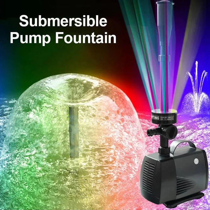🔥SAVE 49% OFF🔥 Fountain pump with LED color lighting