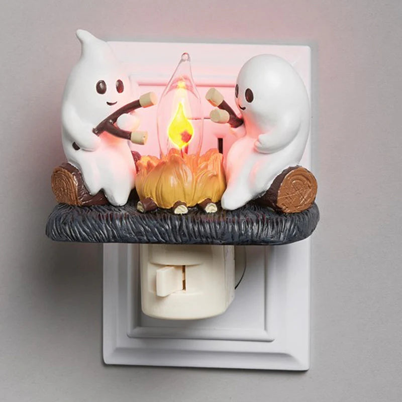 🎃Early Halloween Specials 49% ✨ 2024 Ghost Campfire Flickering Nightlight🔥
