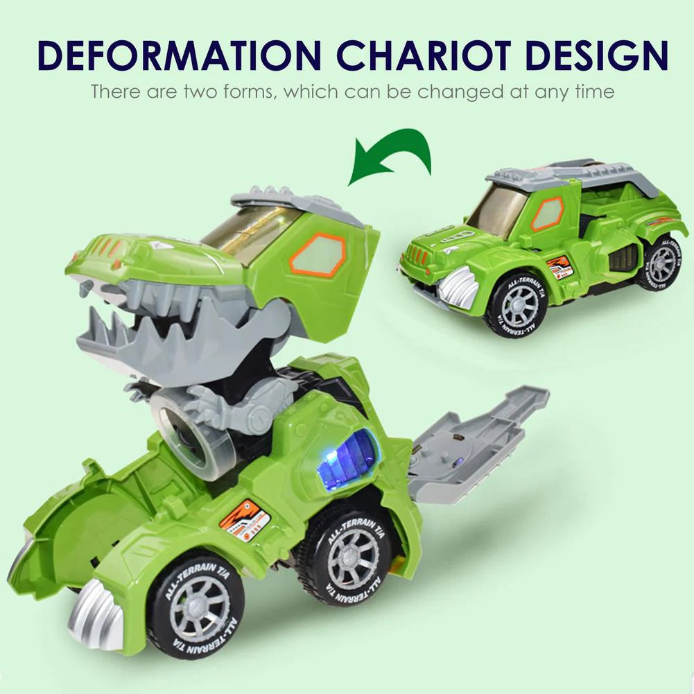 🎁 50% OFF🎁 Transforming Dinosaur LED SUV Car