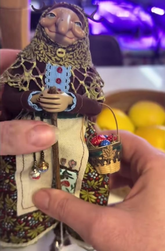 đ„Last 4 hours Sale: Save 49%- Handmade Kitchen Witch Doll
