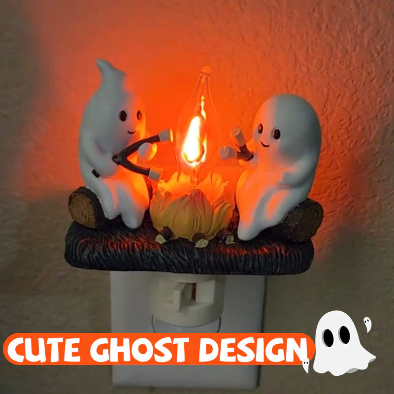 🎃Early Halloween Specials 49% ✨ 2024 Ghost Campfire Flickering Nightlight🔥