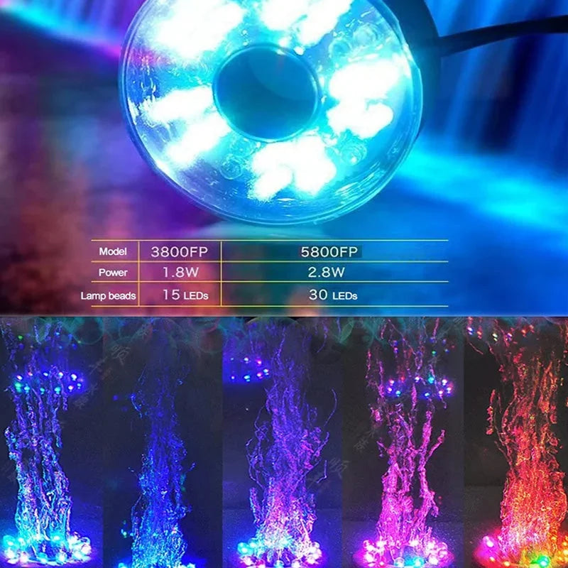 🔥SAVE 49% OFF🔥 Fountain pump with LED color lighting