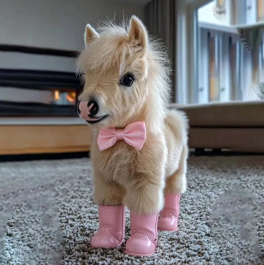 🎁Last Day Promotion 49% OFF 🐎Super realistic plush Pony🐎