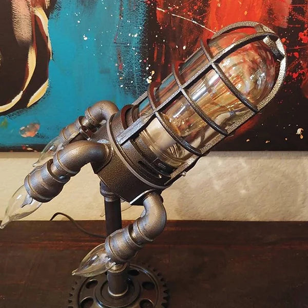 ✨Super Low Offer🚀 Plastic Steampunk Rocket Lamp