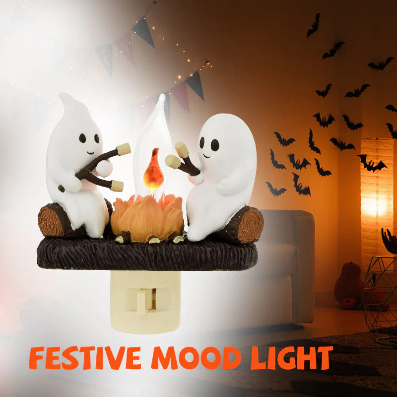 🎃Early Halloween Specials 49% ✨ 2024 Ghost Campfire Flickering Nightlight🔥
