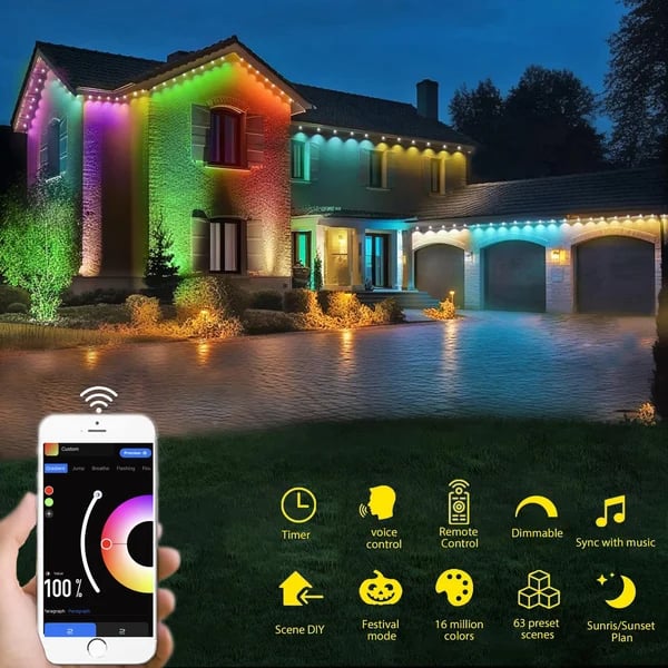 š„Last Sale 50% OFFš„ Wi-Fi Bluetooth Smart Led rgbic for outdoor
