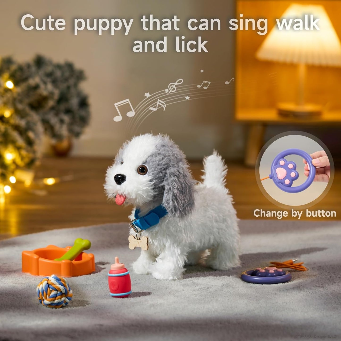 π50% OFF For a Limited Time Only!π - Walking Barking Toy Dog with Remote Control Leash