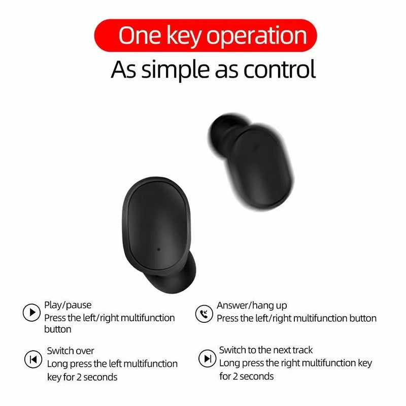 E6S TWS Wireless Headphones Bluetooth Earphone