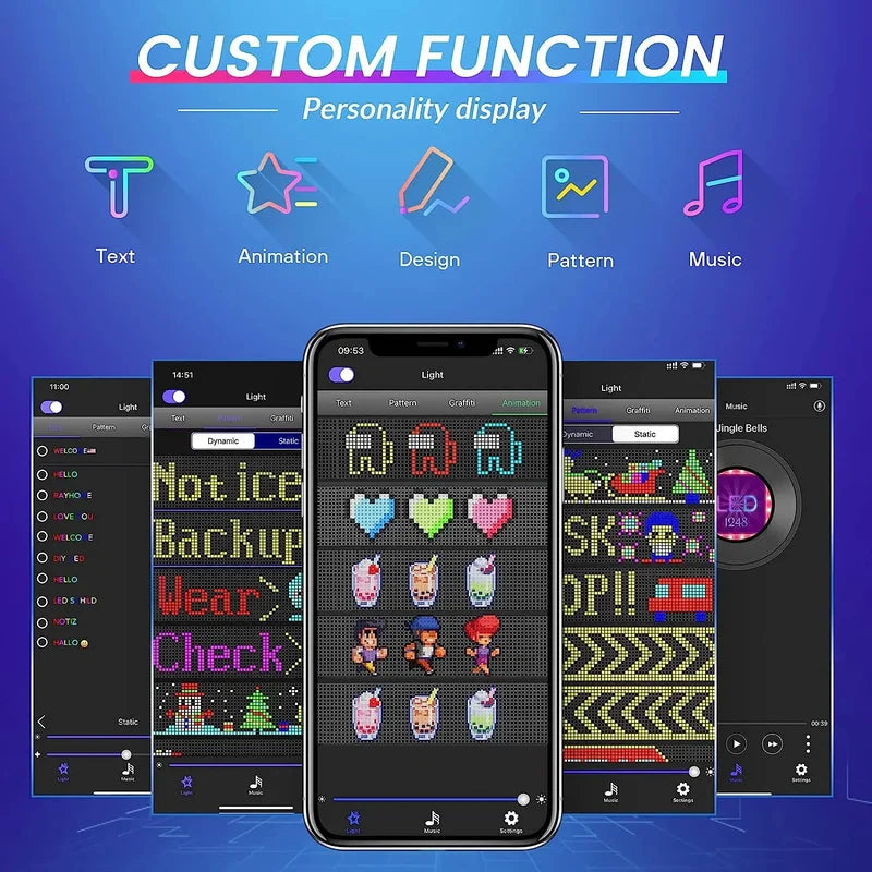 ⚽️EURO 2024 SALE: 50% OFF🔥 Ultra-thin flexible Bluetooth LED Screen