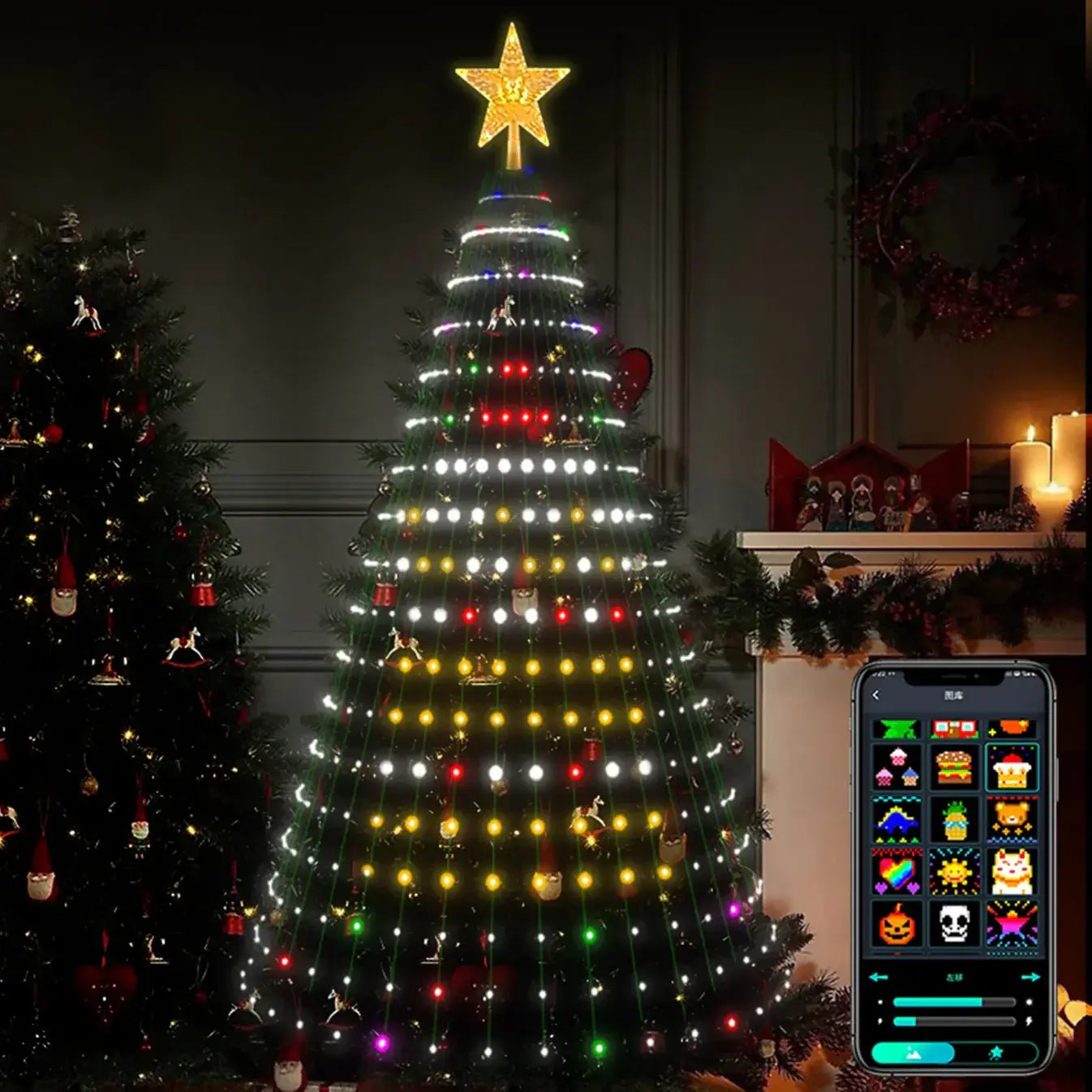 🌲BLACK FRIDAY SALE 50%OFF 🔥 ✨ Smart LED Christmas Tree Lights ✨