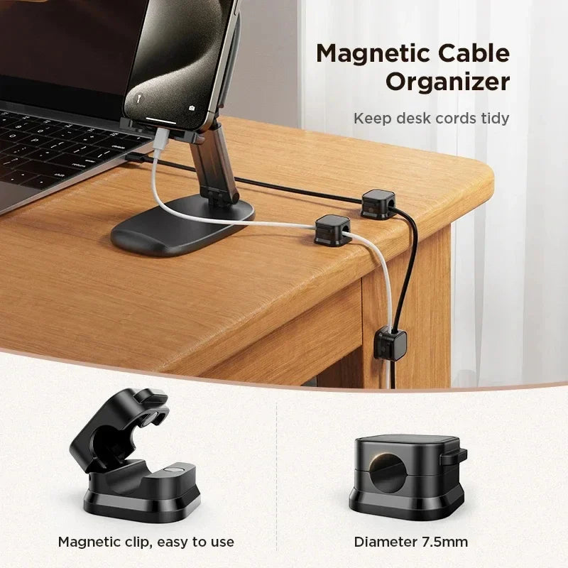 🔥BUY MORE SAVE MORE🔥 - Magnetic Cord Organizer, Easy Secure Adhesive Cable Management