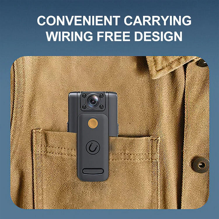 4K UHD Mini Body Camera with Audio and Video Recording