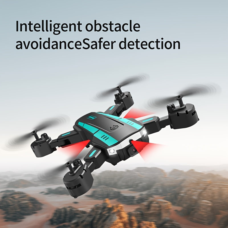 T6 Aerial Drone With HD Dual Camera, Intelligent Obstacle Avoidance, Foldable Quadcopter