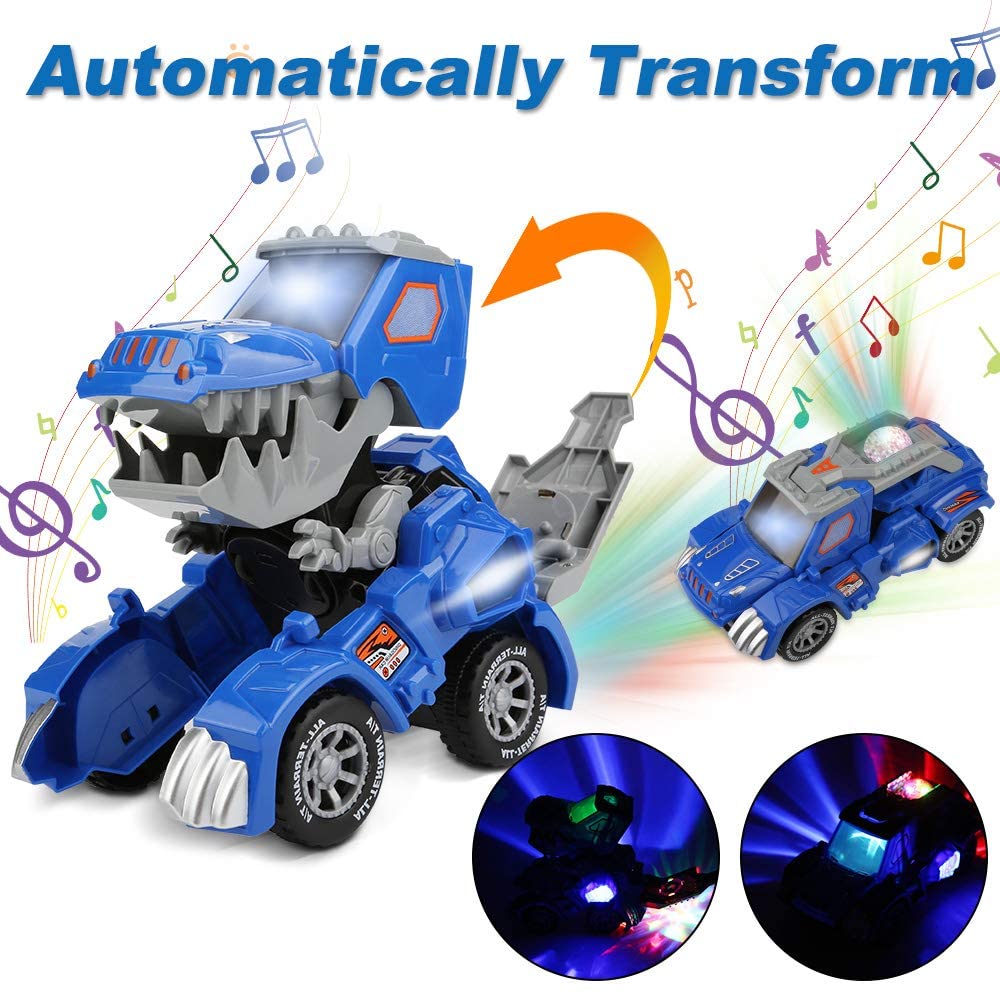 🎁 50% OFF🎁 Transforming Dinosaur LED SUV Car