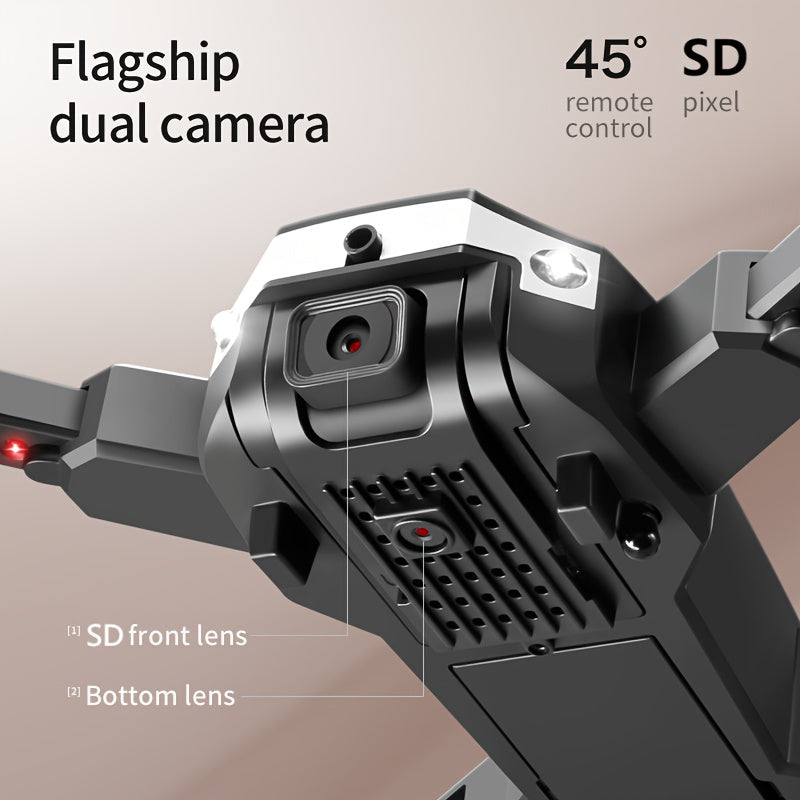 T6 Aerial Drone With HD Dual Camera, Intelligent Obstacle Avoidance, Foldable Quadcopter