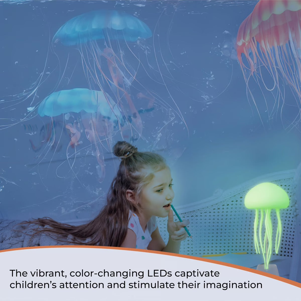 Voice Controlled Jellyfish Lamp