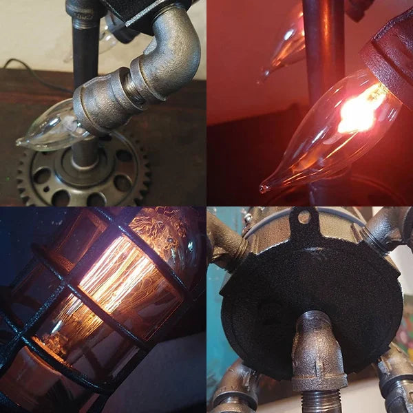 ✨Super Low Offer🚀 Plastic Steampunk Rocket Lamp