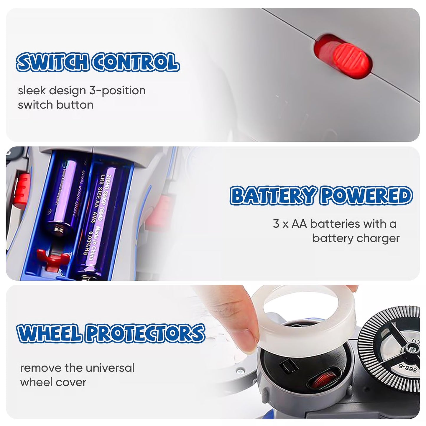 🎁TO DAY 49% OFF🎁 New Electric Light and Music Deformation Motorcycle
