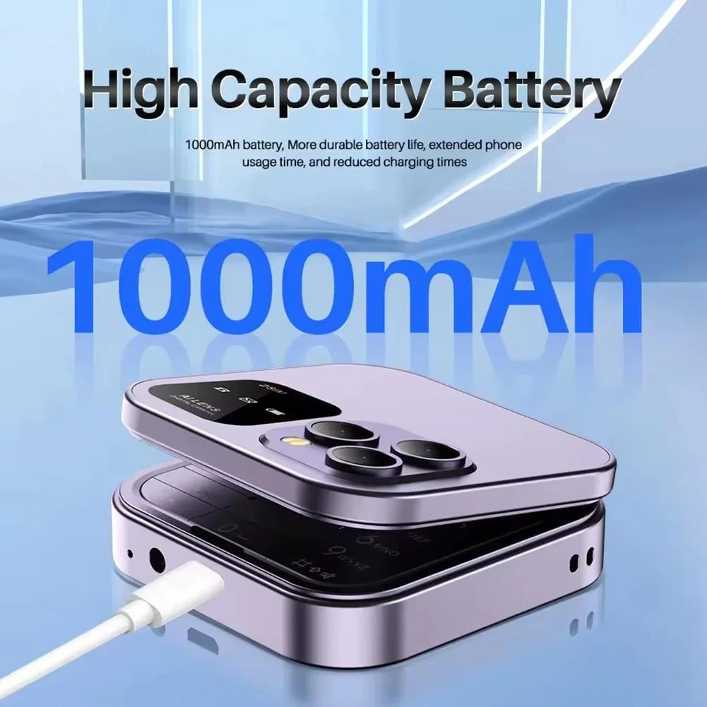 ๐ฅ2025 New Mini Flip Mobile Phone 2 SIM Card Small Display Foldable Cell Phone