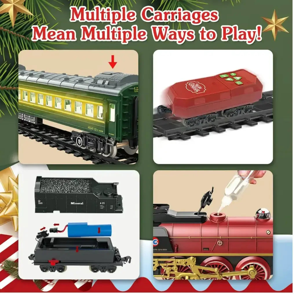 ⏰Christmas Promotion✨💖 2024 Control Steam Train Set